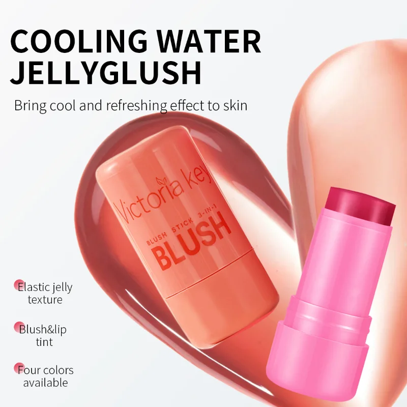 Original Milk Makeup Blush Stick Lip Tinted Acqua rinfrescante Gelatina Tinta Blush Stick Acquerello per applicare su entrambe le labbra e il viso