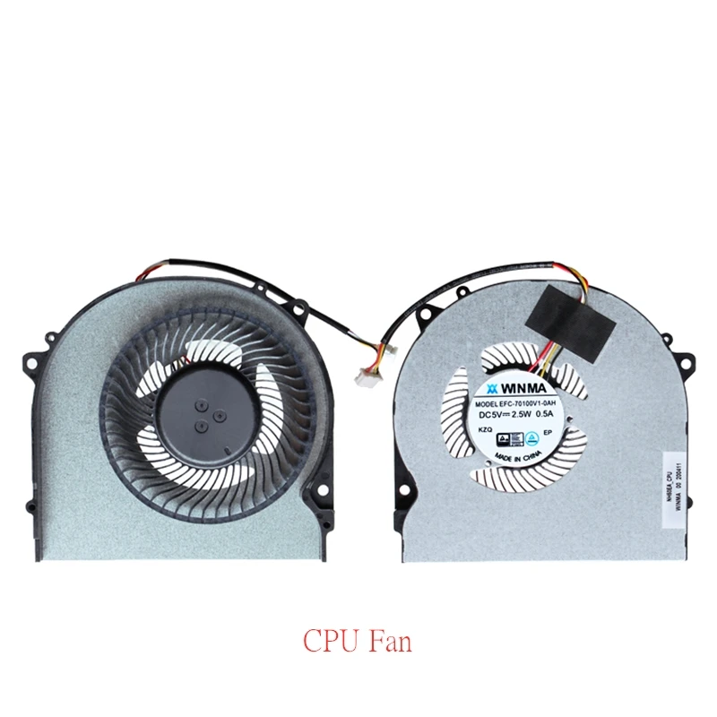 New Original Laptop Cooling Fan For Clevo NH50EA NH50RA NH55RA EFC-70100V1-0AH EGC-77100v1-0AH Fan T58-VB 911ST 6-31-NH5E2-202