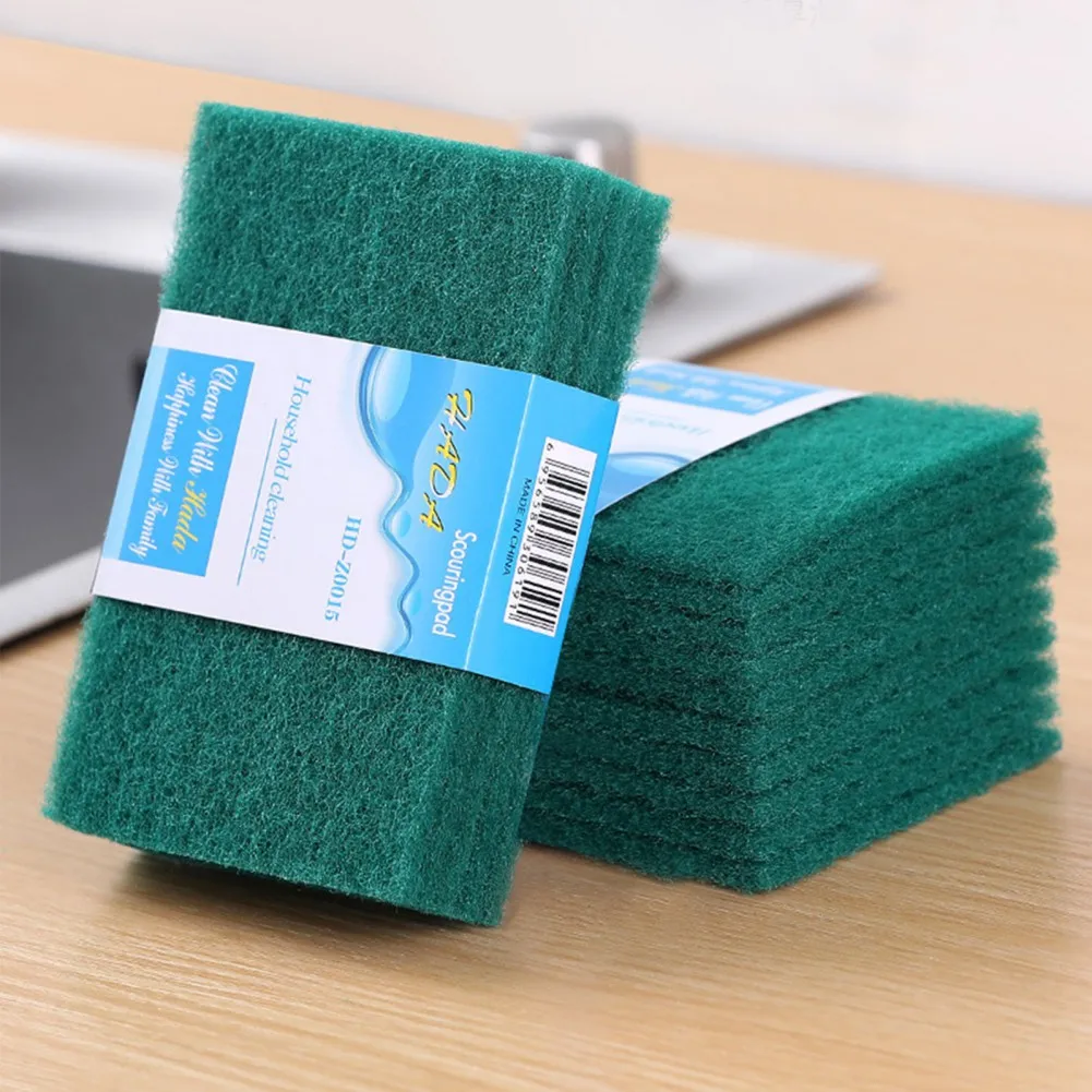 Scrub Pads Scouring Pads Sponge Dish Scrubber Scouring Pads Cleaning Non Scratch Pads for Kitchen Scrubbers Dishes Cleaning