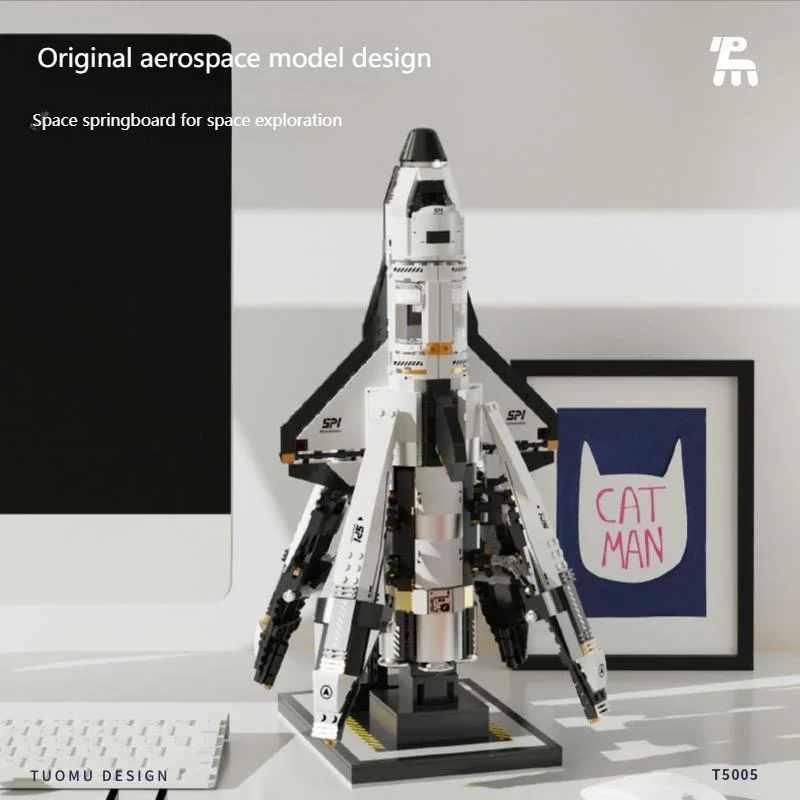 

Space Shuttle Building Blocks, Space Shuttle, Satellite Launcher Assembly Model, Educational and Learning Toys