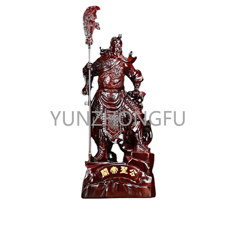 

Wu God of Wealth, Guan Gong ornaments, Guan Di, Shenggong Zhaocai, worship Buddha statues, living room Office decoration