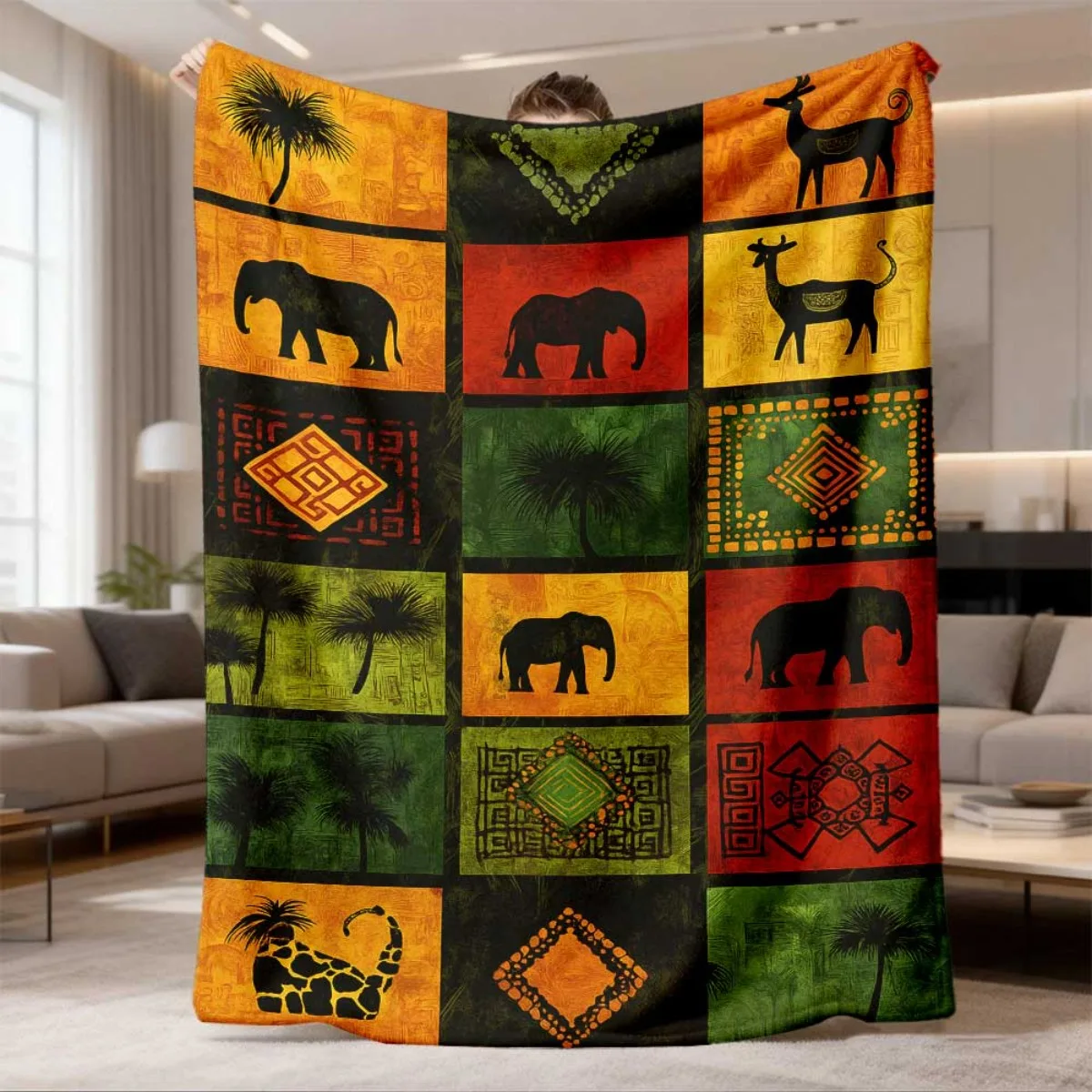 Zebra Blanket Black White Zebra Stripes Safari Animal Print Pattern Throw Blanket Modern Abstract Sofa Couch Bed Home Decor