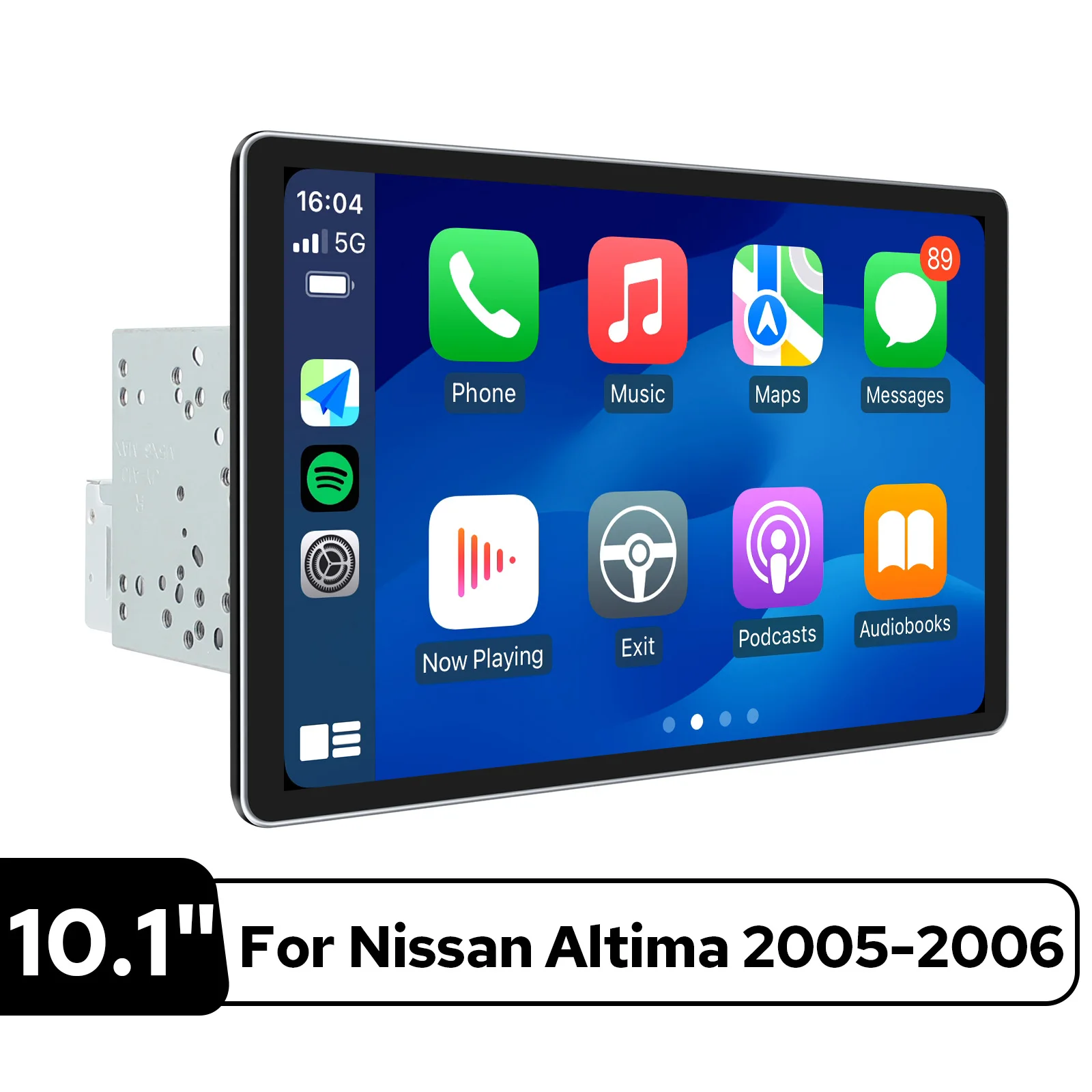 JOYING 10.1"HD Touch Screen Car Stereo For Nissan Altima 2005 2006 Wireless Apple CarPlay Android Auto GPS Multimedia Player view 5