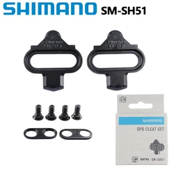 SHIMANO SPD SM SH51 SH56 Pedal Cleats plaka bisiklet şamandıra dağ bisikleti Cleats SH51 SH56 M520 M540 M8000 M8020 orijinal Shimano