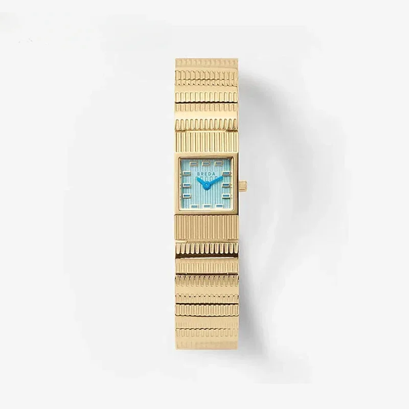 BREDAN reloj Rectangular de estilo minimalista para mujer, esfera pequeña, temperamento de moda, resistente al agua, nueva serie Groove