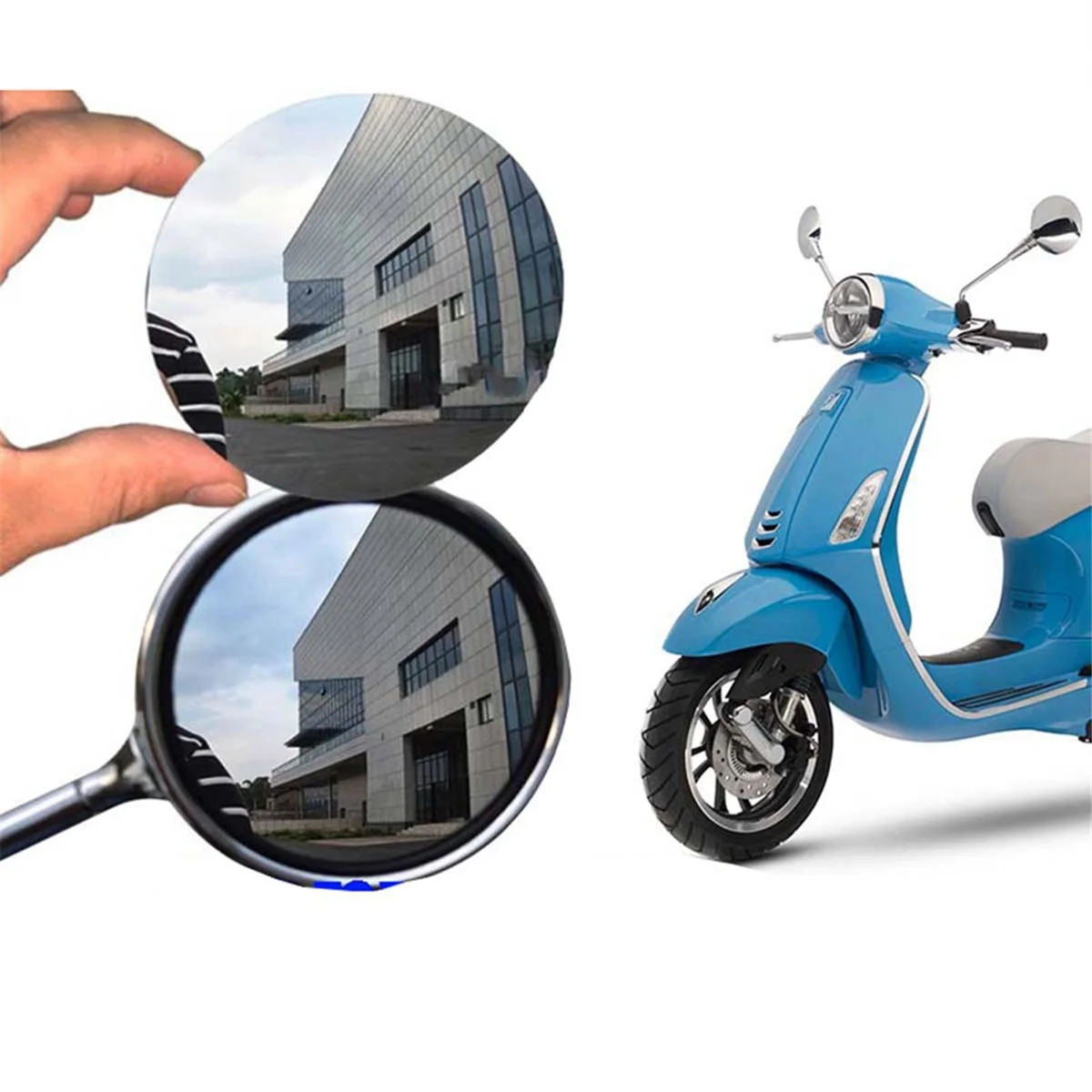 Motorcycle Rearview Mirror Glass Lens Convex Lens for Vespa GTS 300 250 Sprint Primavera 150 125