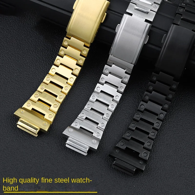 Stainless Steel Band Case e Strap Modificação para Homens, DW5600 Mod Kit, Casio3229, DW-5600, GW-M5610, GW-B5600