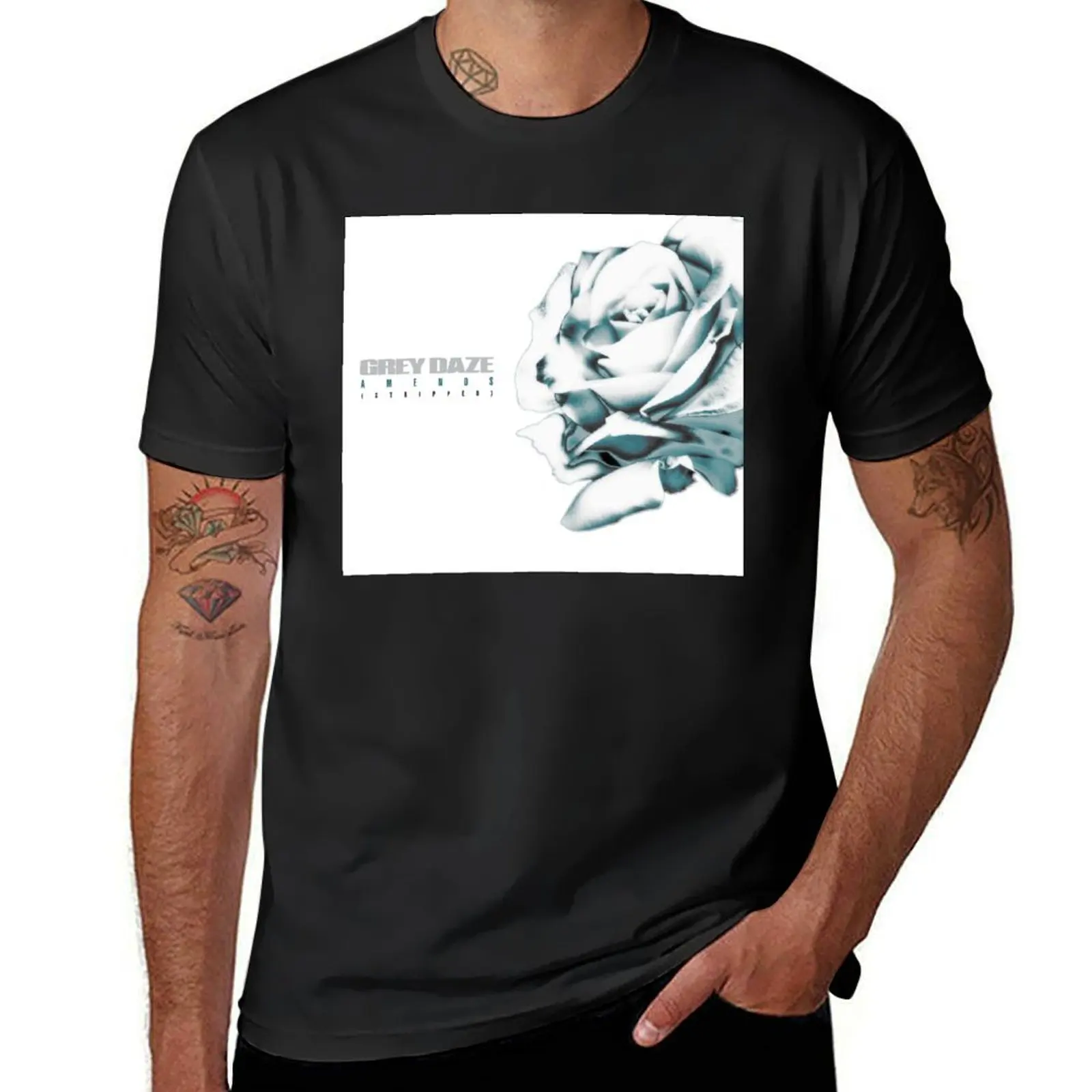 (Amends) Stripped Album Cover artwork by Grey Daze T-Shirt sports fans customizeds men graphic t shirts