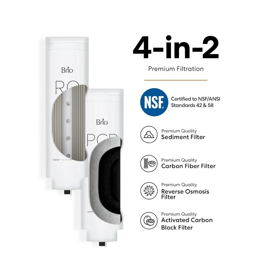 Sistema de filtragem de água por osmose reversa G20U com torneira de exibição inteligente para cozinha doméstica Capacidade de 700 GPD 2:1 puro para resíduos Rati