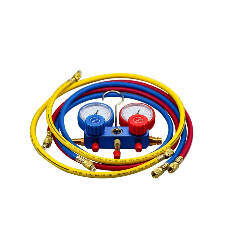 

Automobile Air Conditioning Refrigerant Meter Refrigerant Meter Double Meter Valve Refrigerant Meter R134A CT552