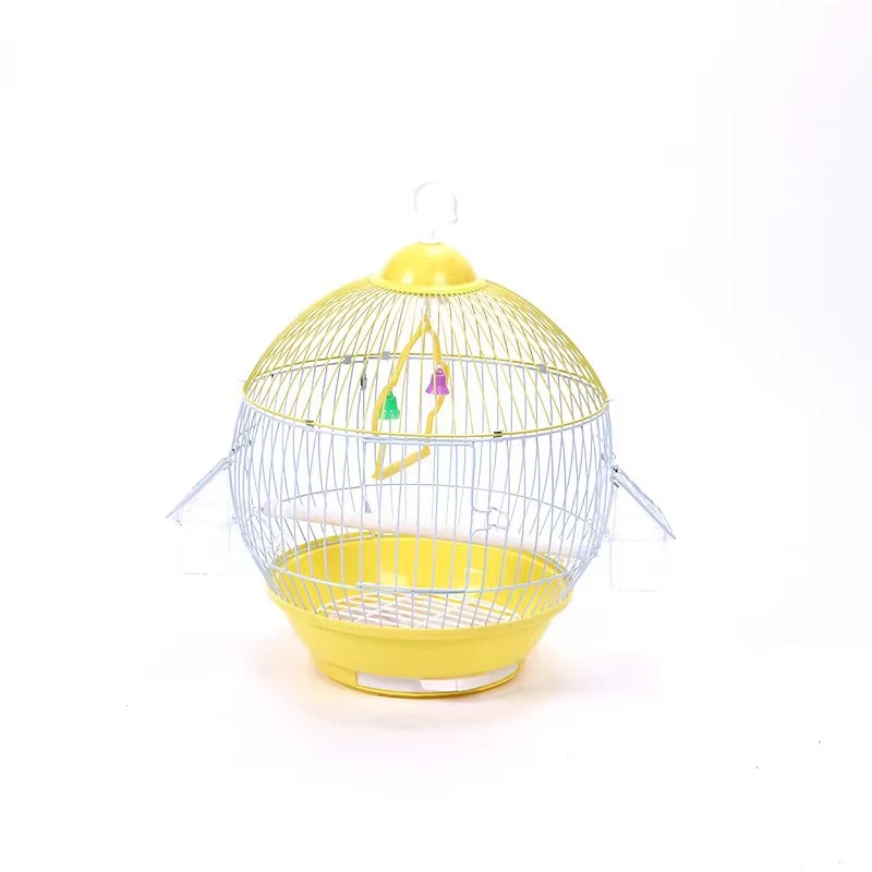 Mini Spherical shapeBirdcage Standing Ornamental BirdCage Easy To Clean Breeding Bird Flight Cage Home Crate Parrot Nest