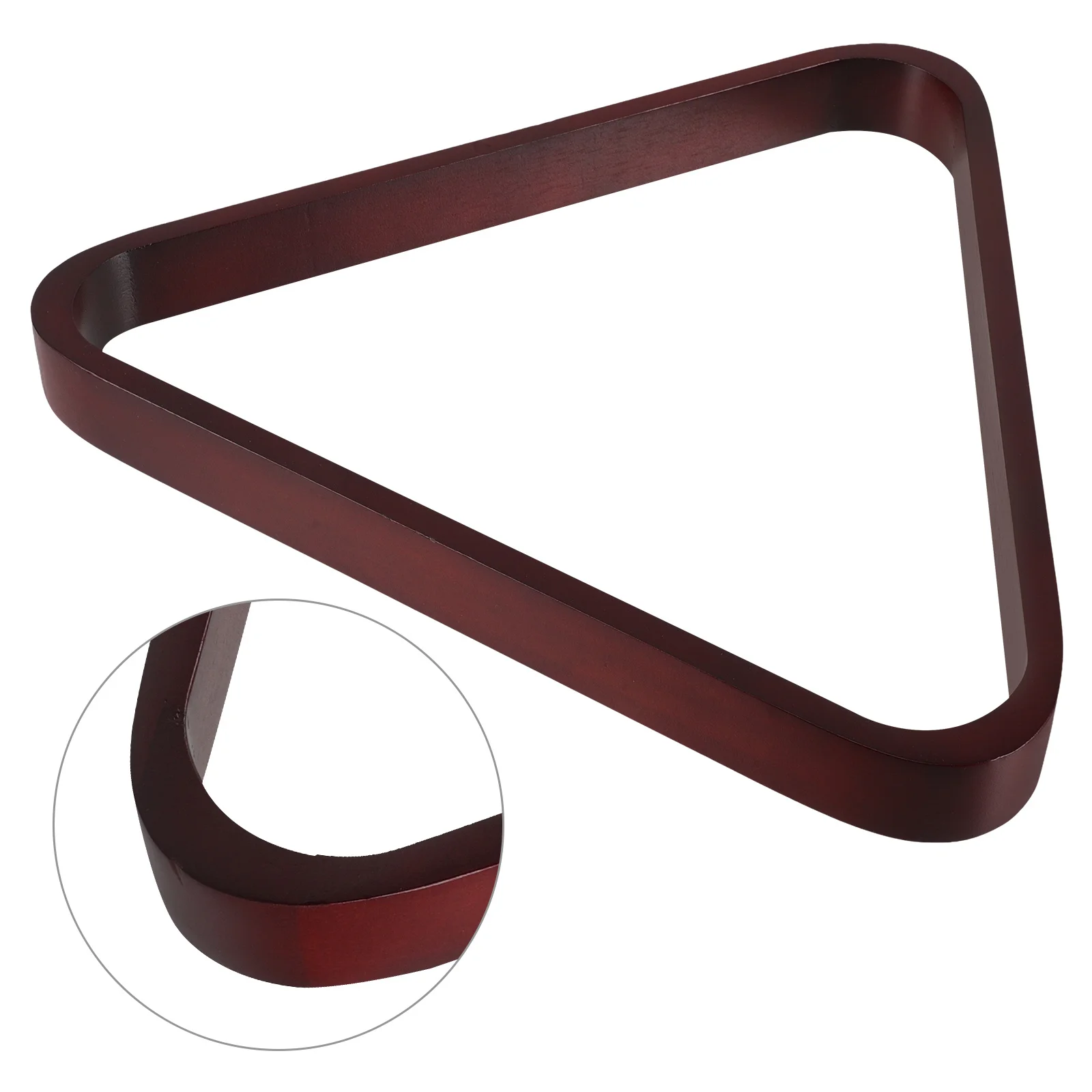 

Premium Billiard Triangle Frame with Stable Rack Design for Pool Snooker Games Solid Wood Ball Alignment Tool Tournament-Grade