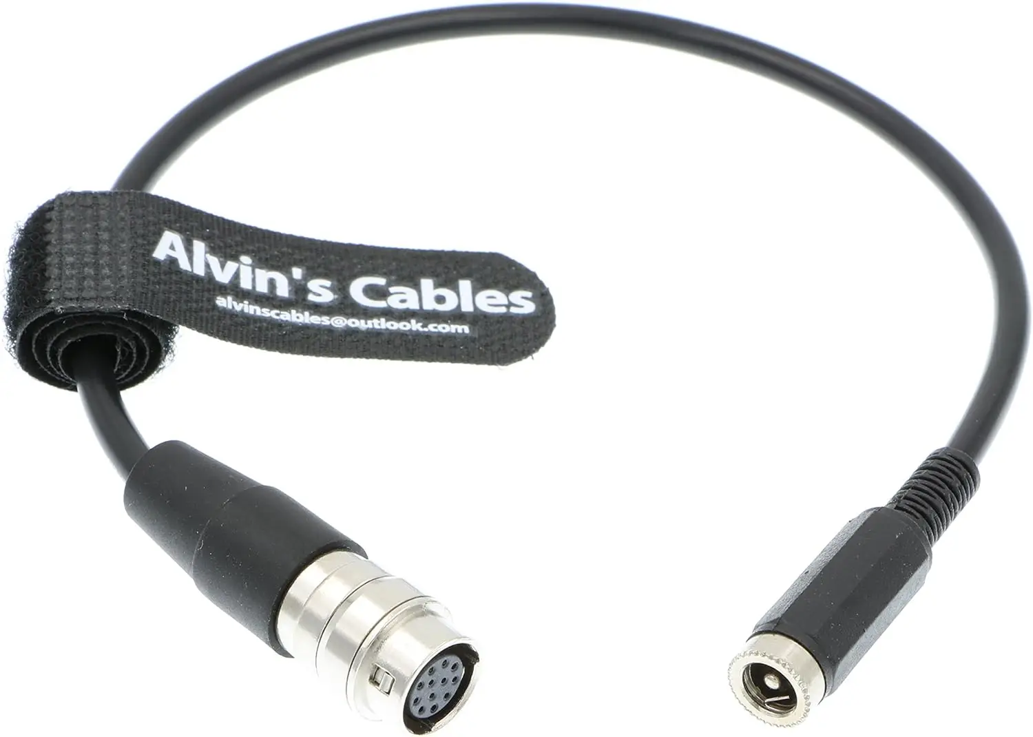 Alvin's Cables 12 Pin Hirose to DC 12v Female Cable for GH4 Power B4 2/3