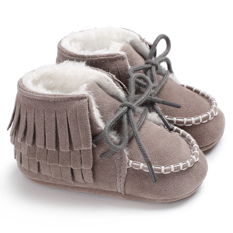 

Winter fashion simple baby warm cotton shoes