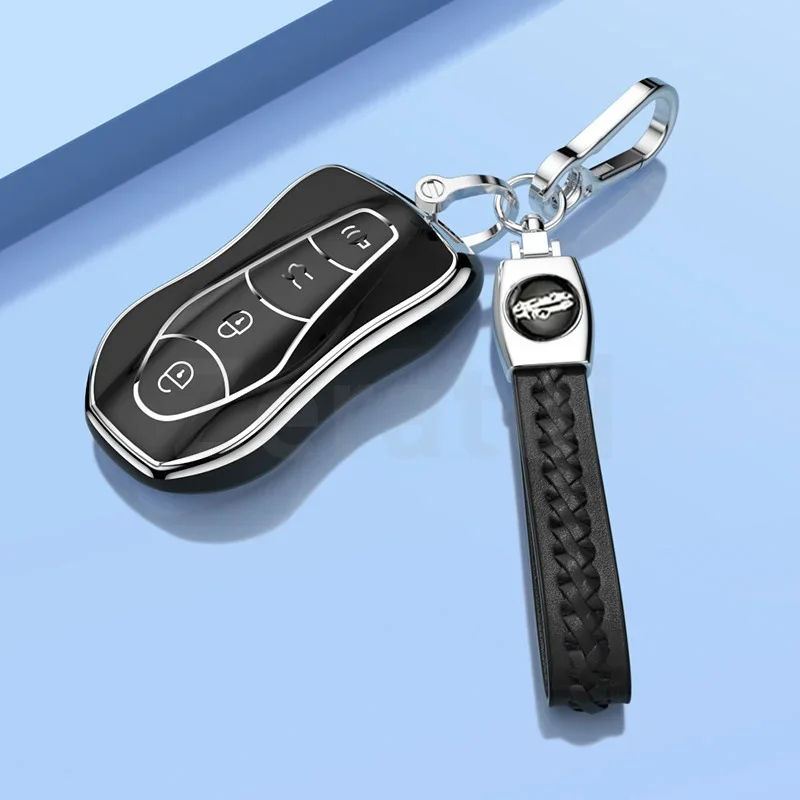 Auto Keyless Fashion TPU Key Fob Case for Geely Atlas Pro Emgrand GS X6 SUV EC7 Boyue Tugella Azkarra FY11 Cover Accessories