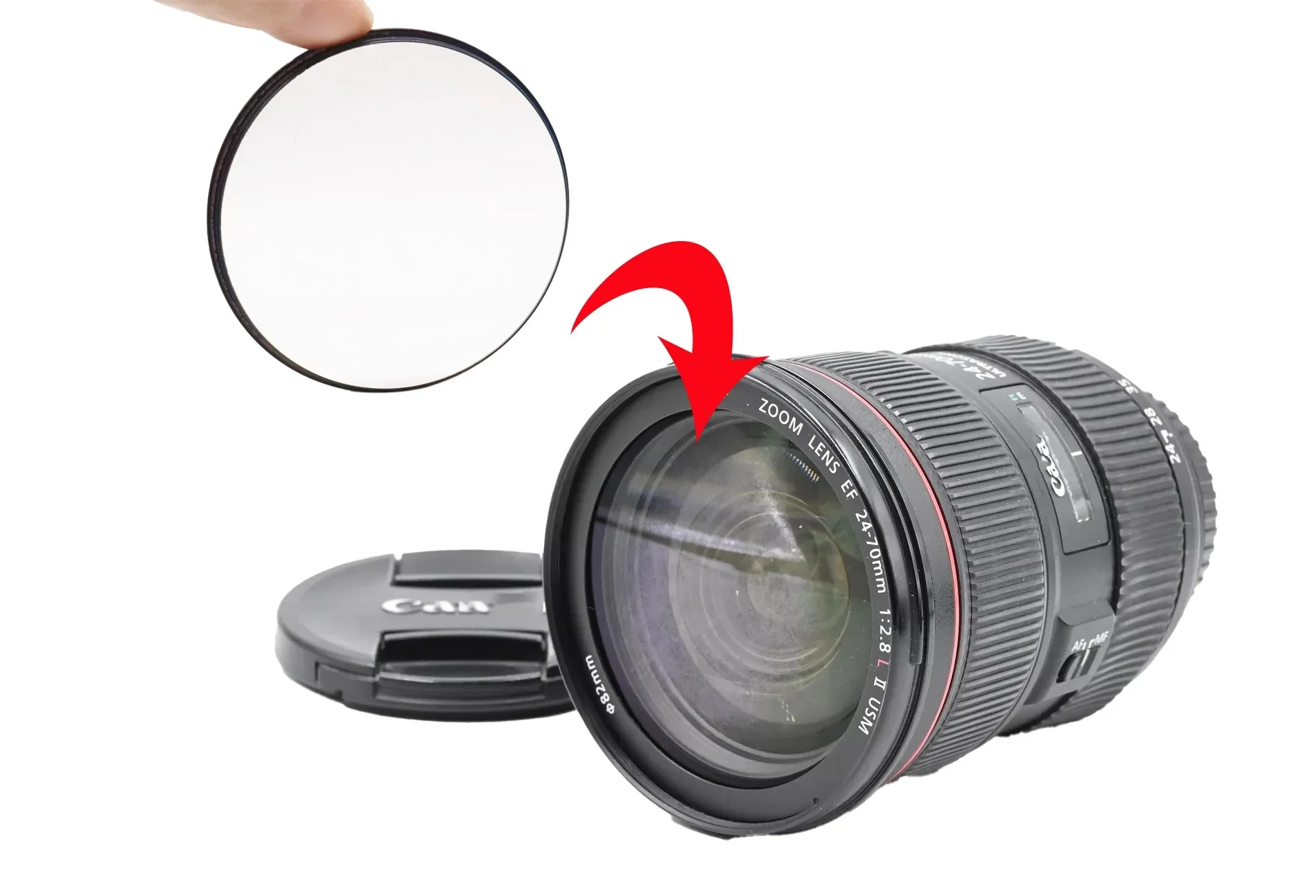 

1Pcs NEW EF 24-70 2.8 II Front Lens 1st First Optics Element Glass For Canon 24-70mm F2.8 L II USM EF24-70 2.8L F