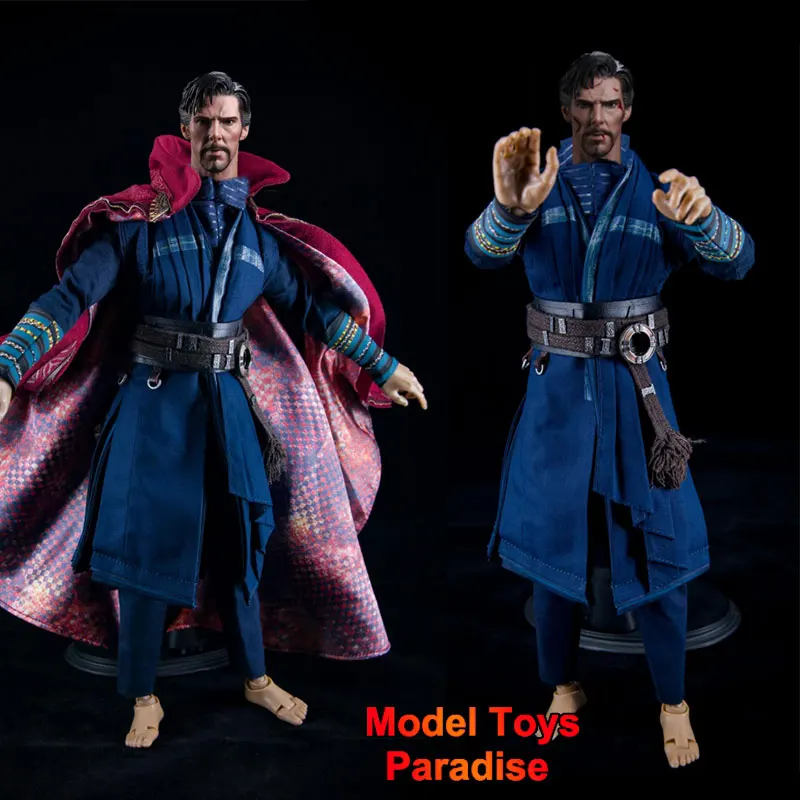 

CPOP CREW CPC03 1/6 Men Soldier Doctor Strange Clothes Set Marvel Superhero Coat Pants Cloak Fit 12inch Action Figure Body