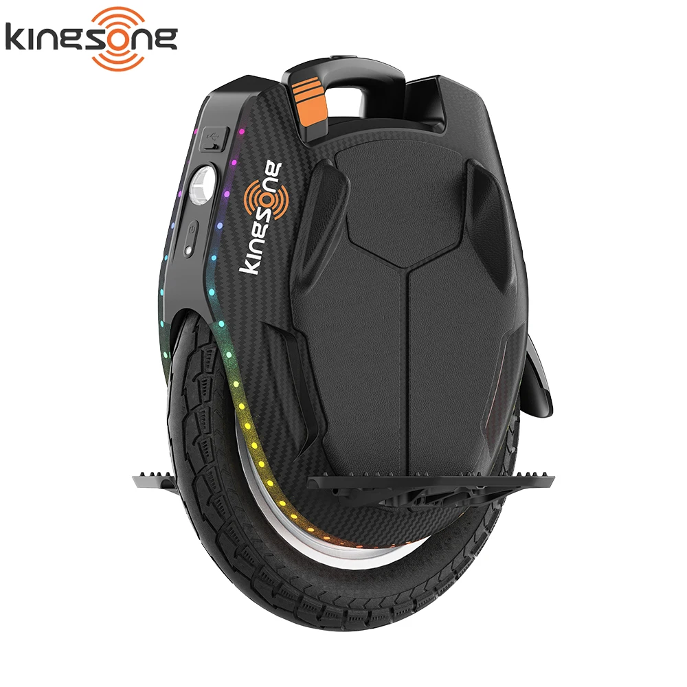EU-Lager Kingsong 16X Pro 84V 1554Wh Akku 2200W Motor 60Km/h Höchstgeschwindigkeit 16*3-Zoll-Reifen 160Km Reichweite KS 16X Pro mit Wabenpedalen – Detail 4
