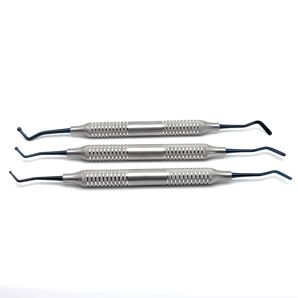 3 szt. Żywica kompozytowa dentystyczna szpatułka do napełniania żywicy zestaw do napełniania narzędzia do naprawy dentysty narzędzia do odbudowy stomatologii Instrument — zdjęcie 3