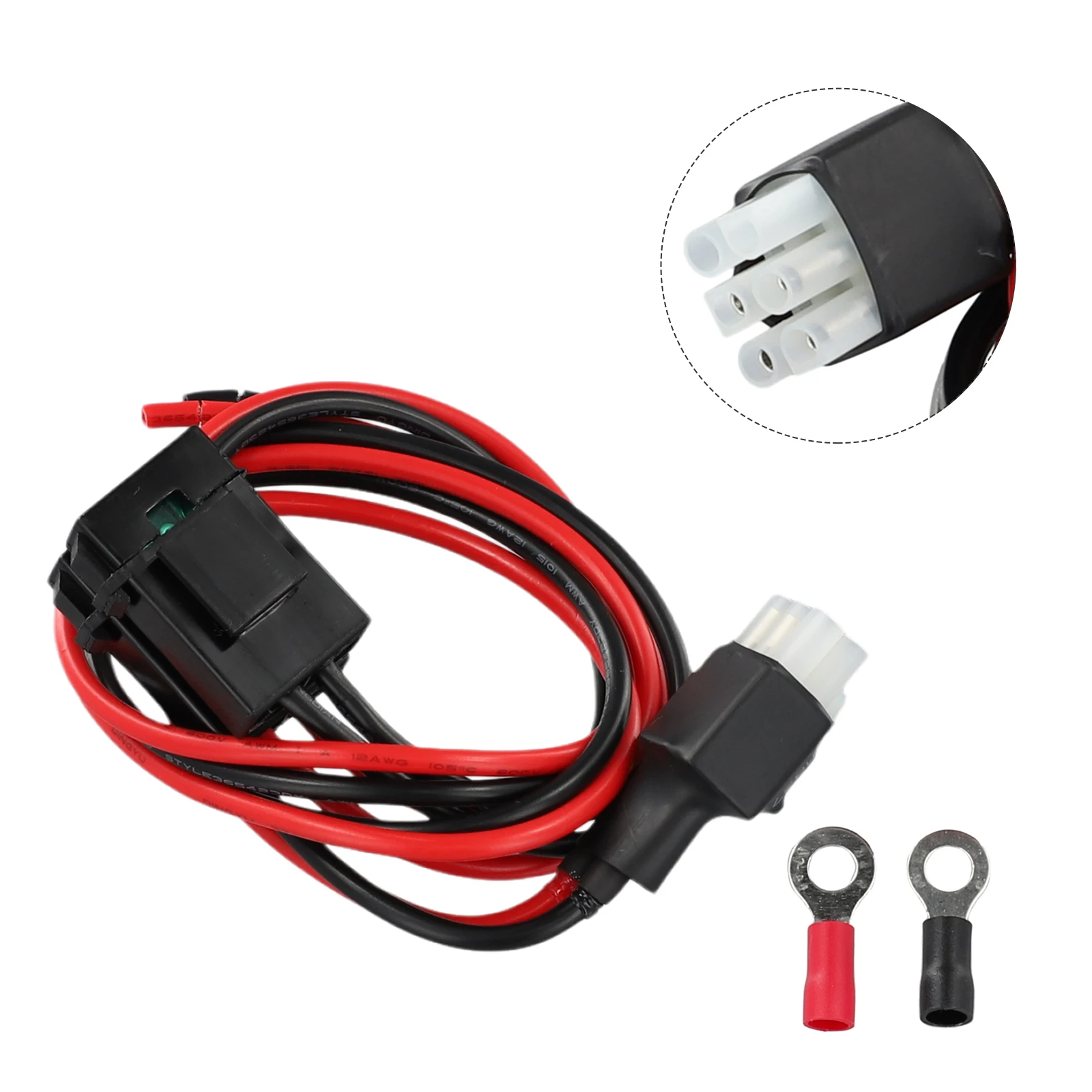 Pin Power Cable Compatible for kenwood Radio for ts S Amp Black Red Cable Length M IC for kenwood for pg for z AWG Wire Cable