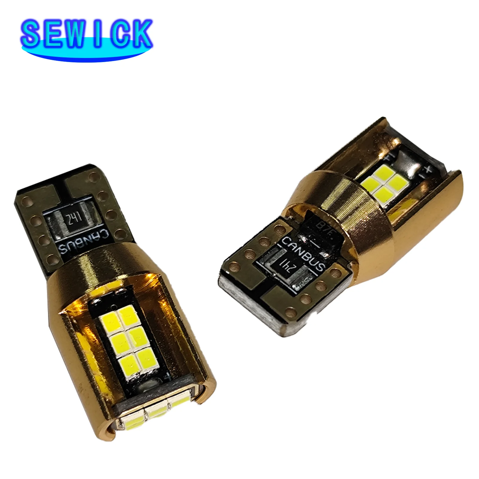 100 Uds nuevo T10 W5W Super brillante 2016 LED 18SMD luces de estacionamiento de coche WY5W bombillas de cuña automática Canbus lámparas de techo de lectura Interior