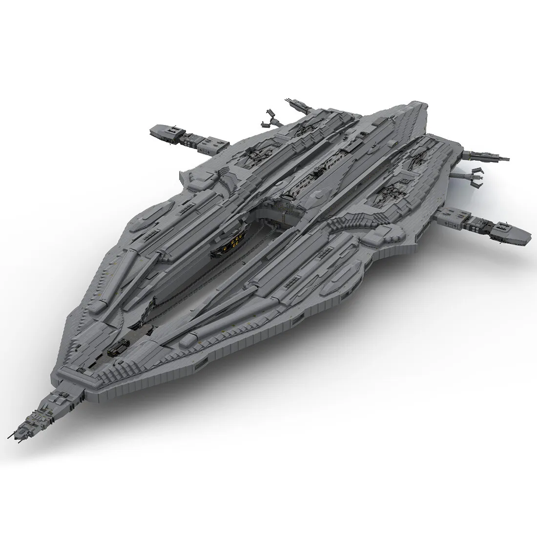 

Custom MOC-131785 Massive Wraith Mothership Wraith Hive Ship 22531 Parts