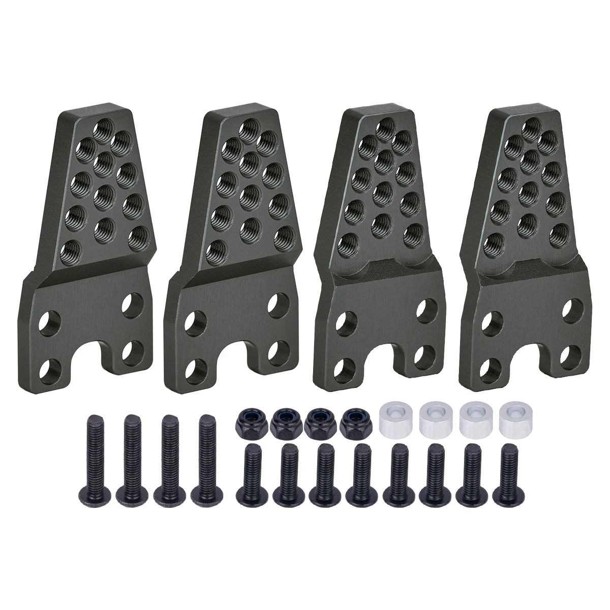 

Aluminium Shock Absorber Mount Adjust Height Angle Stand for 1/10 RC Crawler Car Axial SCX10 90046 TRX-4 D90 D110 Upgrade