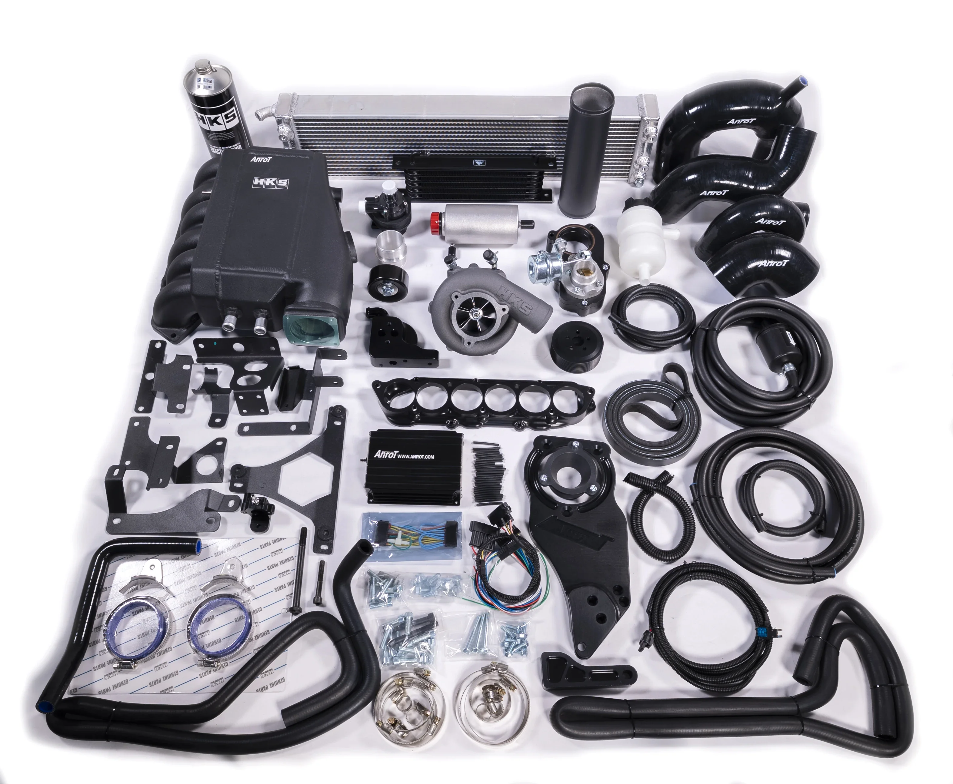 New Gt2-7040 Twin Screw Centrifugal Supercharger Kit Belt Driven  For Pajero V97 3.8L 6G75 Engine