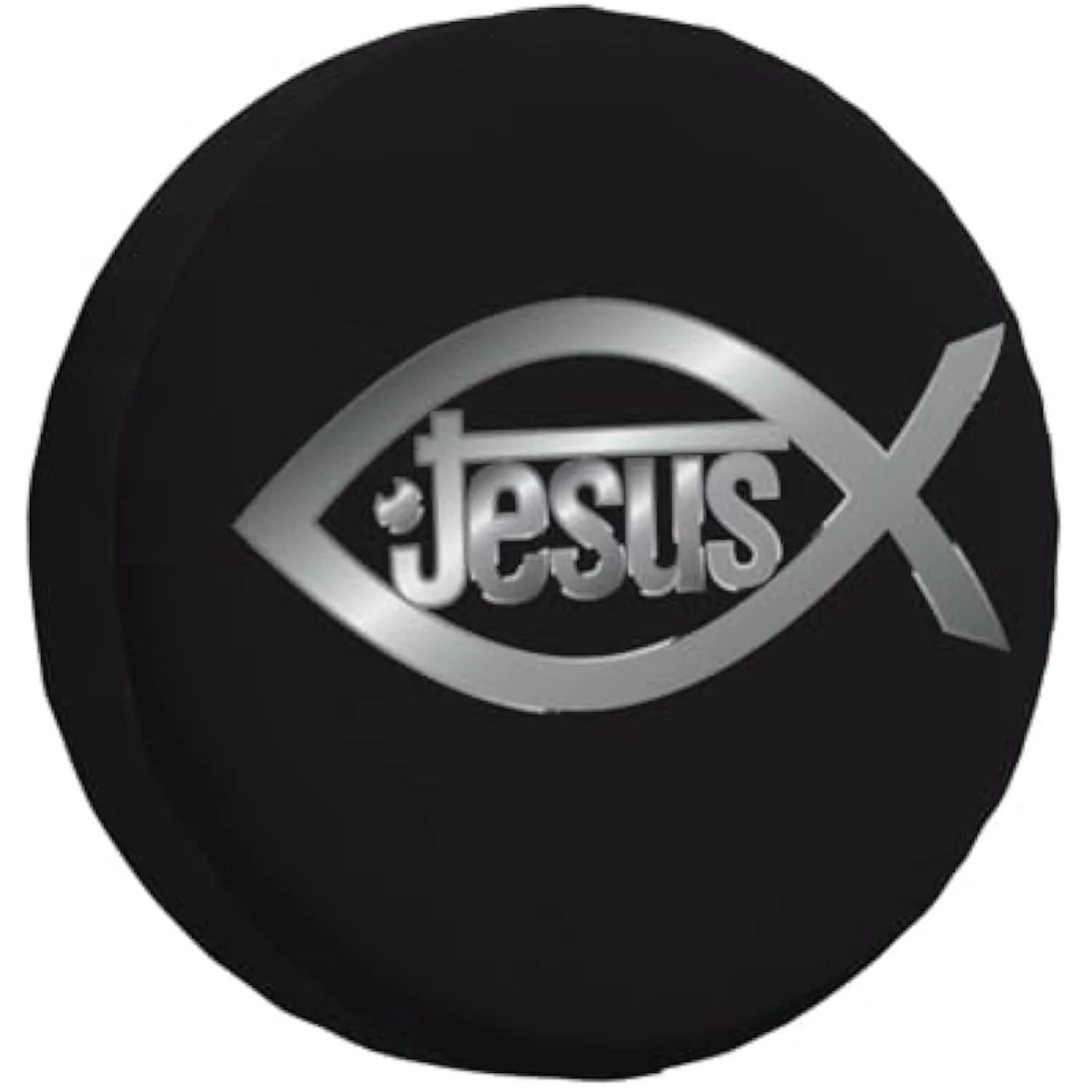 

Защитный чехол для запасного колеса с изображением рыбы Ихтис (Иисус), универсальный, для христианских автомобилей