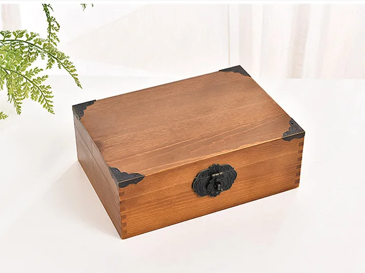 Antique Hasp Latch with Password Lock, Perfect for Wine Box Panel, Hardware Accessory