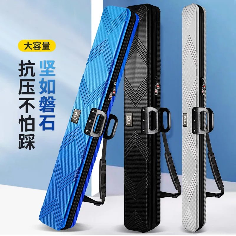 Three-Layer Pvc Fishing Rod Tackle Bag Multi-Compartment Storage Three Color Options