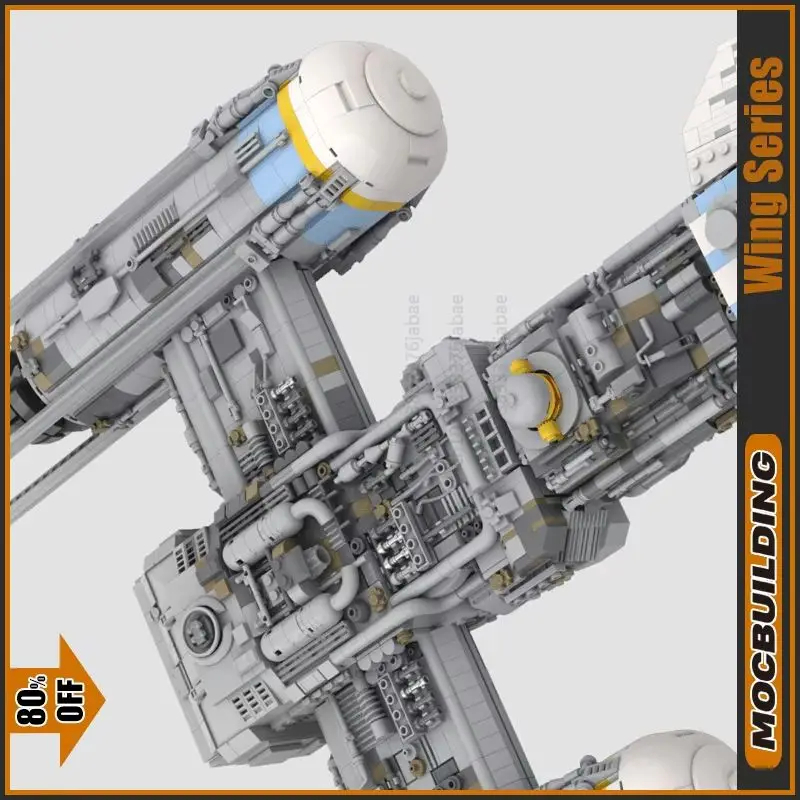UCS Movie MOC Building Block Wing Starfighter Collection Y Model Technology Bricks DIY Assembly Toys Xmas Gifts Display view 2