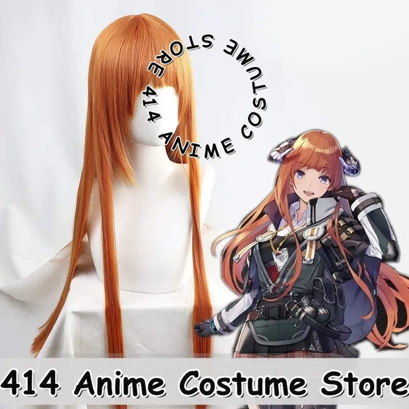 

Game & Anime Bagpipe Cosplay Wig Arknights New Operator Long Straight Heat-Resistant Fiber Synthetic Hair