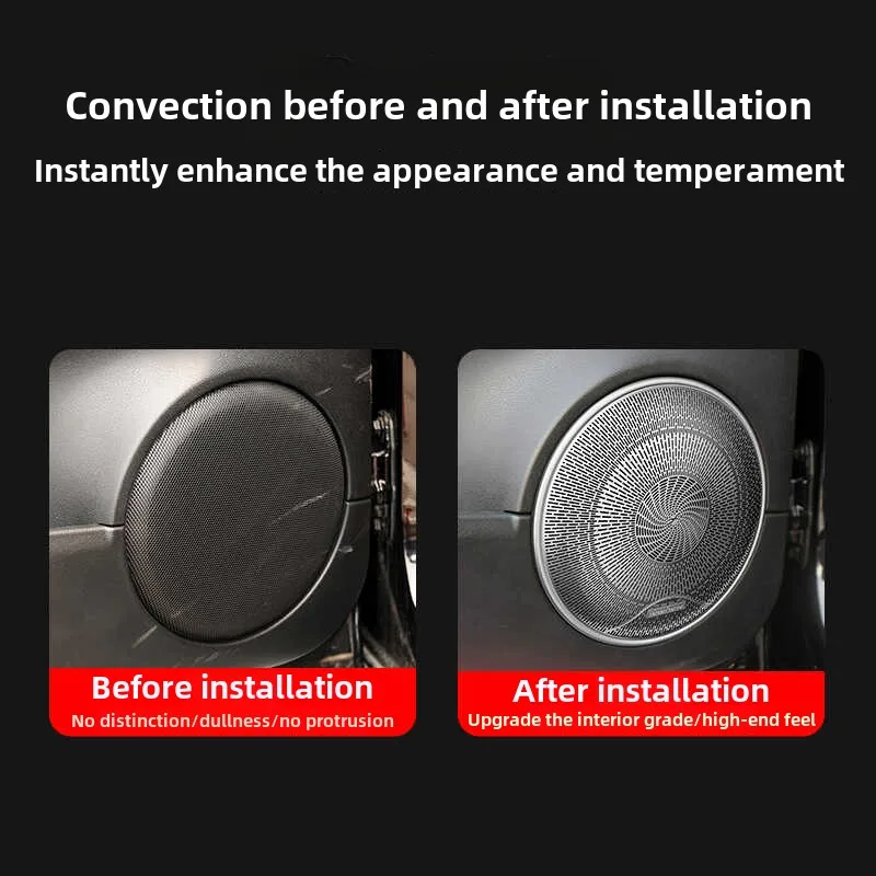Suitable for Mercedes-Benz 08-11 W164 X164  GL ML  interior modified door bass tweeter cover
