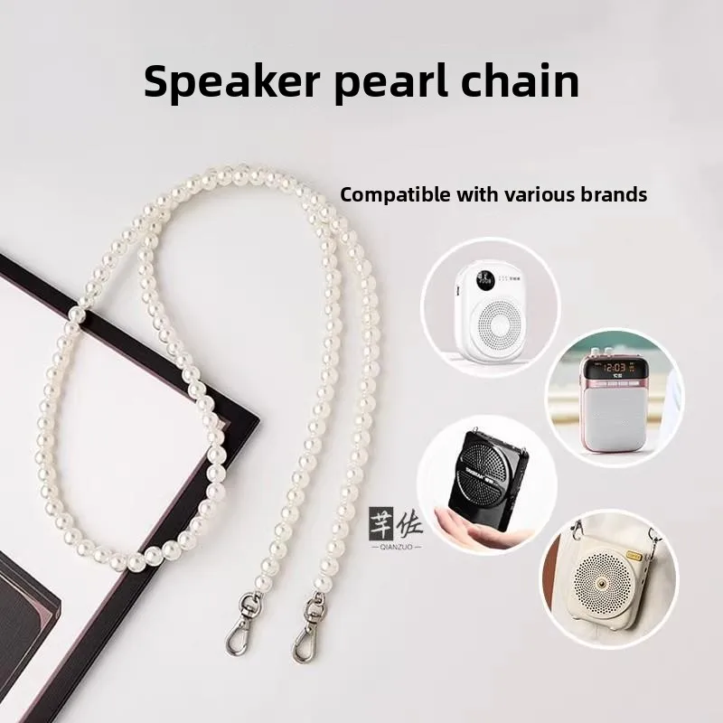 Teacher  Pearl Chain Strap Bee Shoulder Bag Mobile Phone Accessory Small Teacher Professional Chain Strap Bag