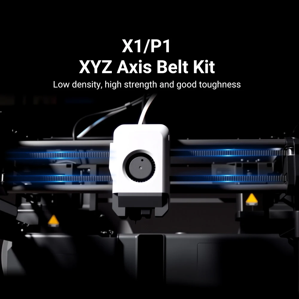Pasek do Bamboo Lab X1 X1S P1P P1S, pasek synchroniczny osi X Y Z, guma z włókna szklanego, 1142mm 1442mm, do drukarki 3D serii X1 P1P. — zdjęcie produktu 6