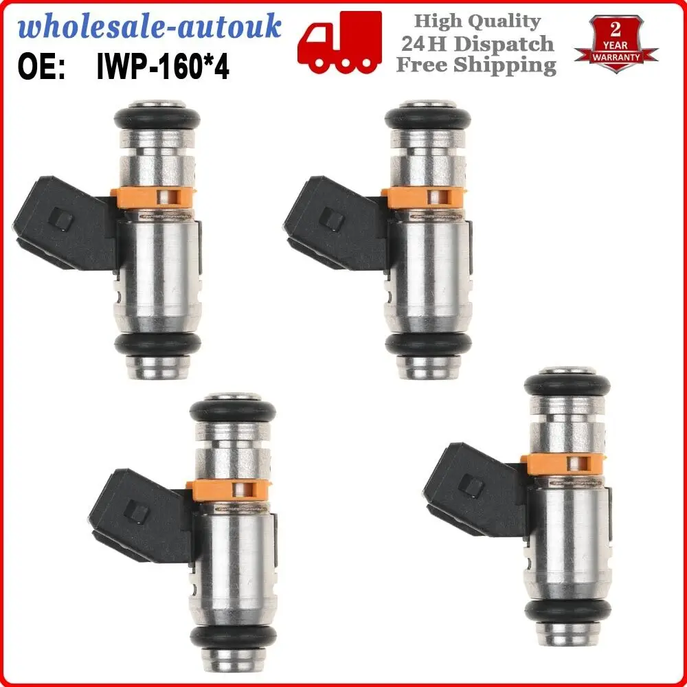 

4X For FIAT PUNTO GRANDE DOBLO IDEA 500 LINEA 1.2 1.4 PETROL FUEL INJECTORS NEW