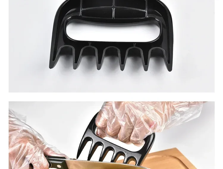 Bär Krallen Grill Gabel Pull Shred Schweinefleisch Shredder Manuelle Fleisch Klemme Braten Gabel Küche Werkzeug BBQ Kochen Werkzeuge – Detail 5