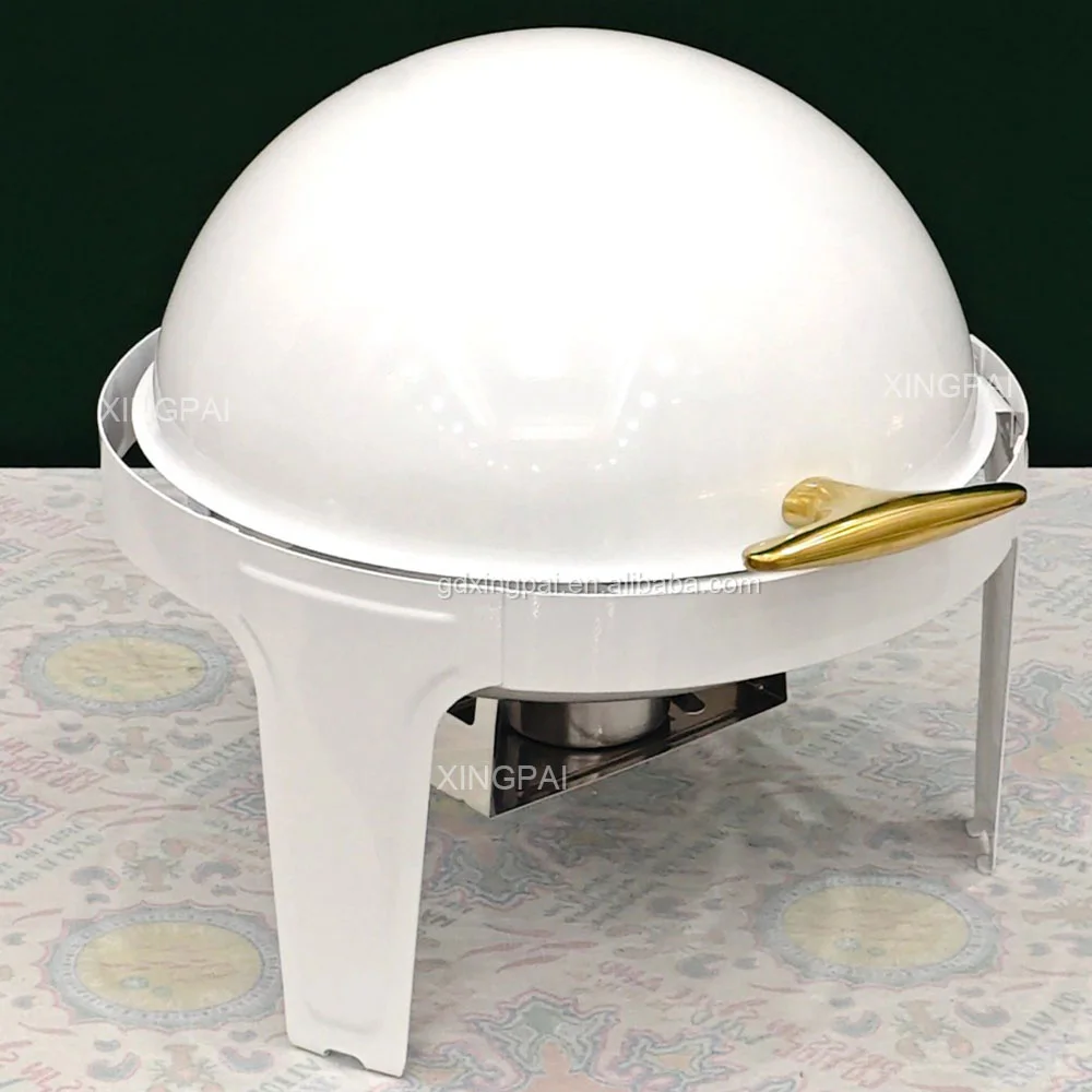 

Товары для ресторана отеля, оконная крышка с рулонной крышкой, белый подогреватель еды, набор для шведского стола, круглый 6-литровый горячий горшок, кейтеринг