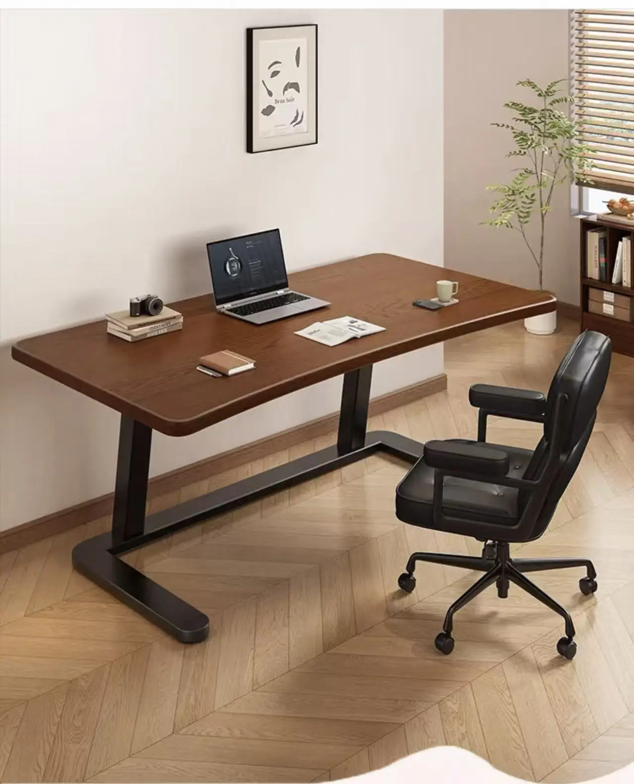 

Ergonomic Office Desk Multifunctional Computer Desk for Home Office and Business Use