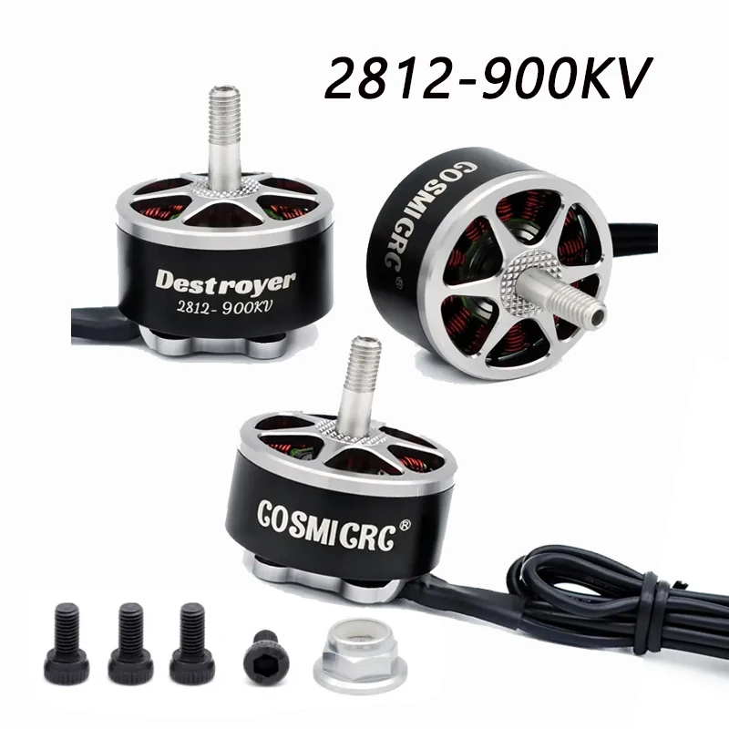 

COSMICRC Destroyer 2812 V3 900KV / 1115KV Brushless Motor 4-6S 7-9inch Propeller for RC FPV Drone