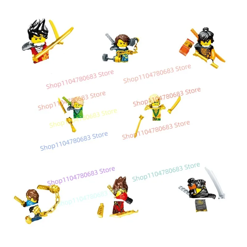 

MOC Building Blocks Elements Master H0096 Ninja Mini Figure Assembly Model Display Anime TV Decor Toy Holiday Gift Collectible