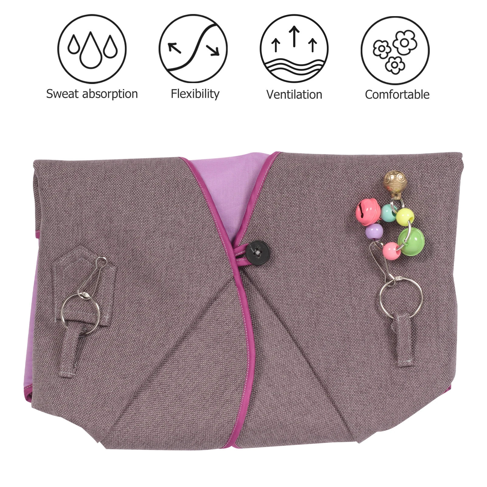 

Anti-Bite Parrot Training Shoulder Shawl Thickened Cotton Linen Shoulder Neck Prevents Droppings Parrot