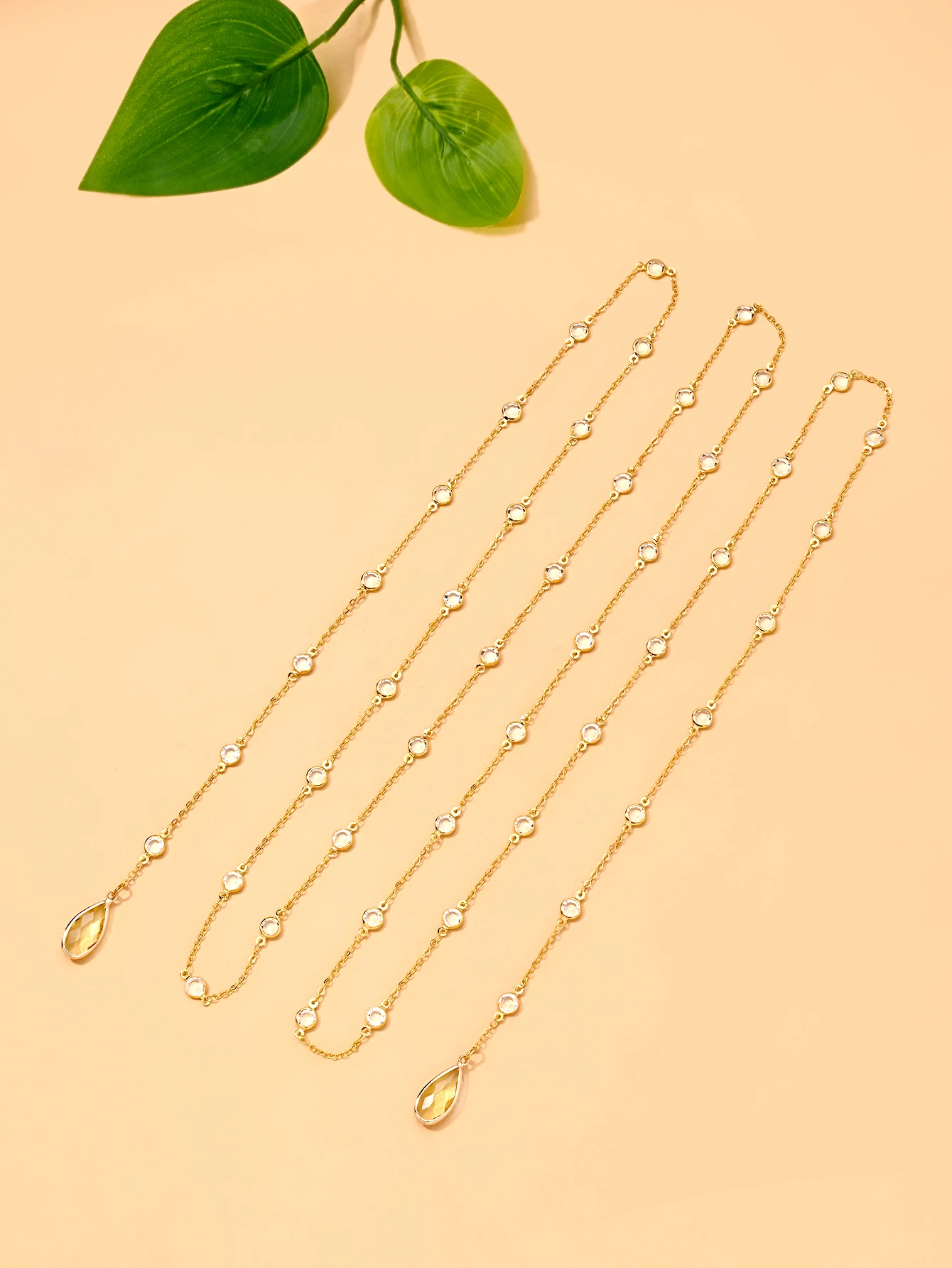 Kalung liontin kristal Citrine - Body Jewelry High End ulasan dan harga