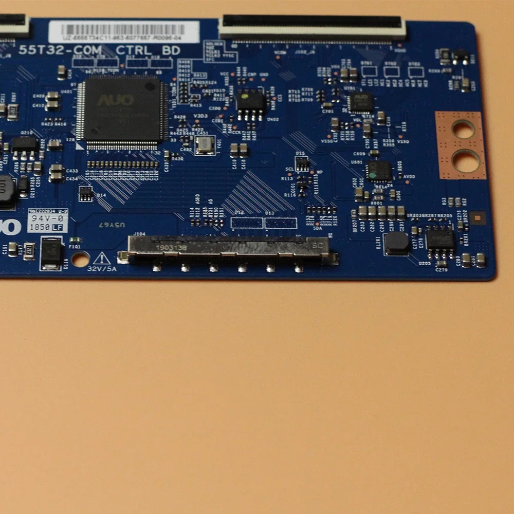 55T32-C0M CTRL BD 55 ''لوحة المنطق الأصلية T-con للتلفزيون 55''