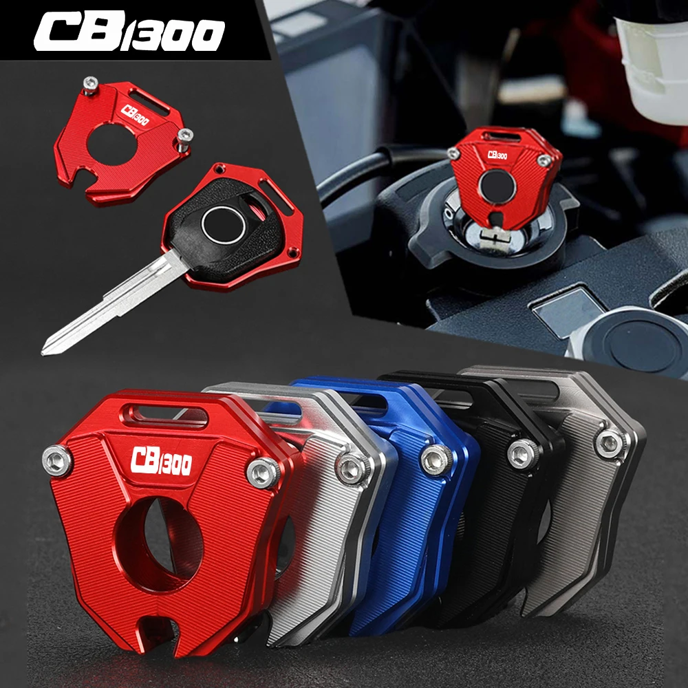 

Motorcycle CNC Alumiunm Accessories Key Cover Keychain Keyring Shell Case Protection For HONDA CB 1300 CB1300 cb1300 All years