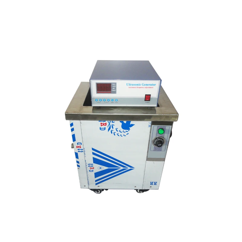 Industry Ultrasonic Cleaner Bath Power Time Heat Adjust Rinsing DPF Oil Dust Remove Sonic Cleaning Tan