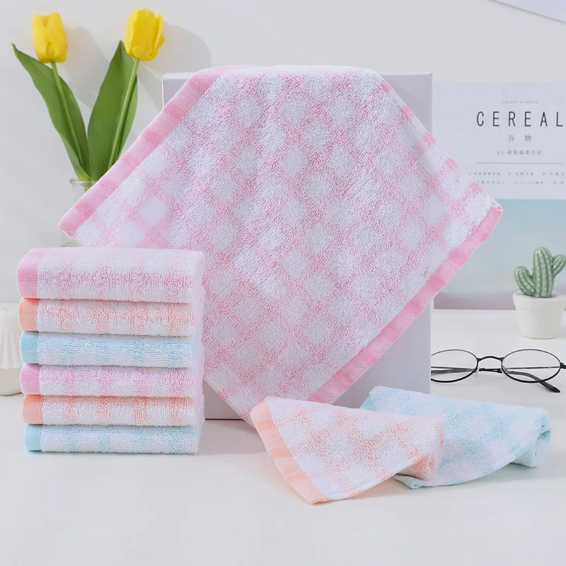 100% Cotton Lightweight Face Towel – Soft Highly Absorbent Facial Towel Suitable for Adults (Men & Women)Children, and Students