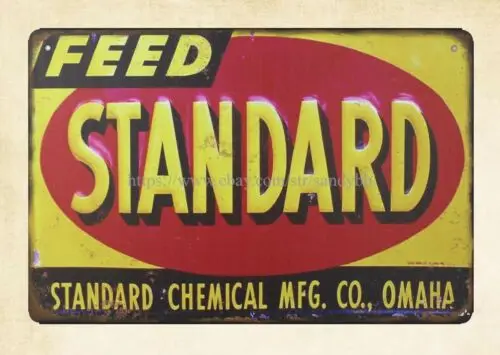 nostalgic  wall decoration Feed Standard metal tin sign sign