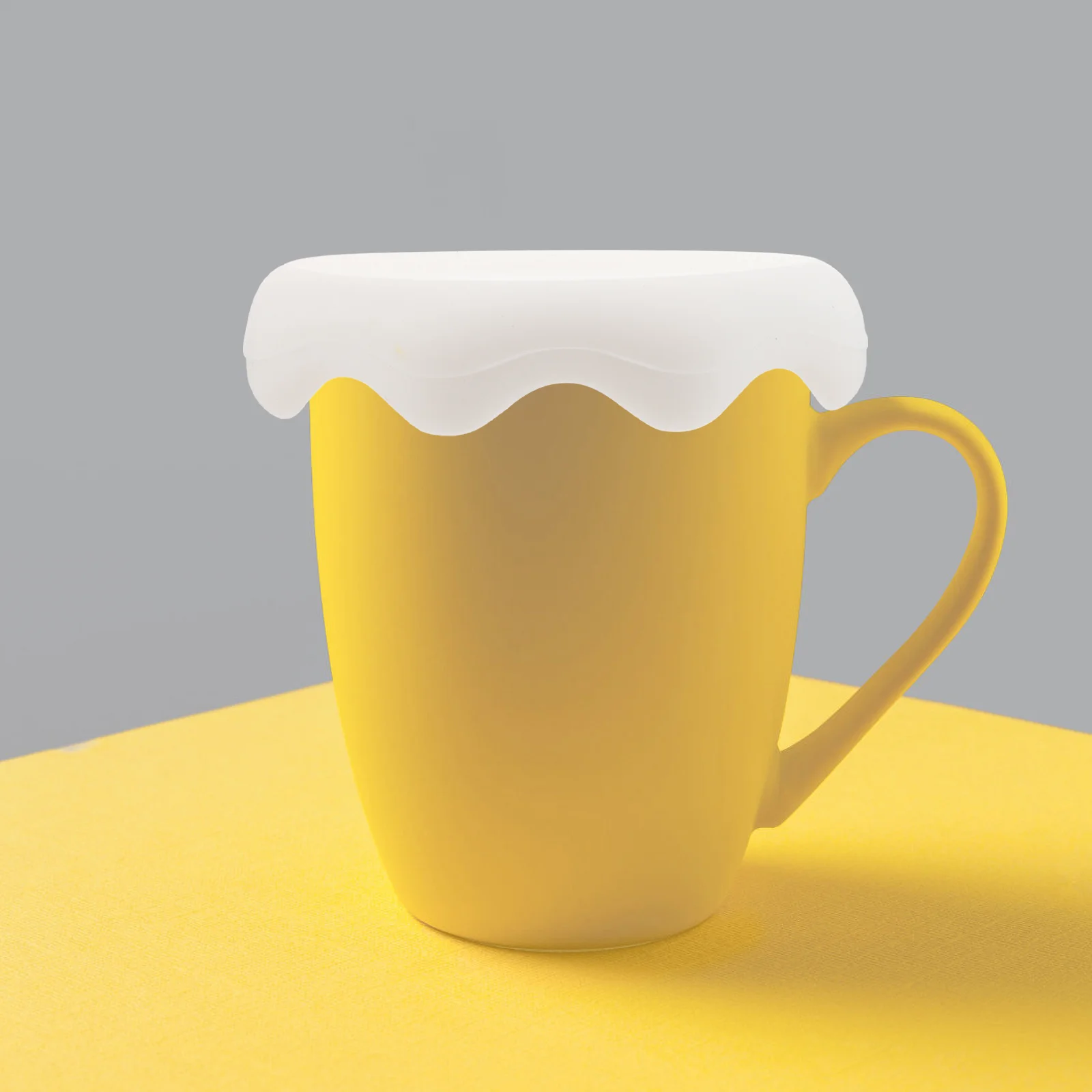 

2pcs Snow Design Silicone Cup Covers Food Grade Reusable Sealing Lids For Home Office Mug Lid Cup Cover Kitchen Bar Accessories